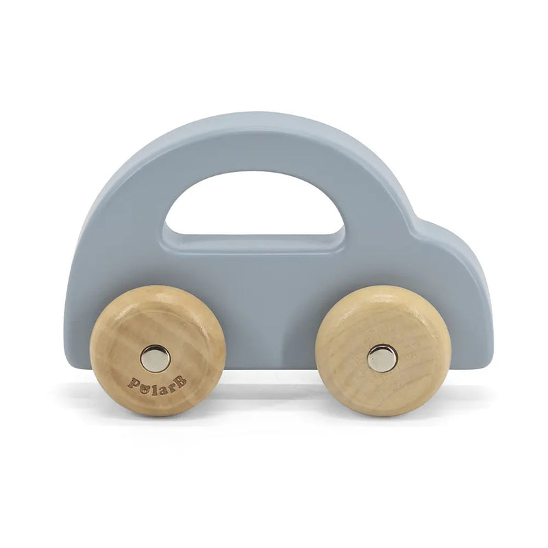 Viga Toys PolarB Wooden Push Car 6M+ - Blue