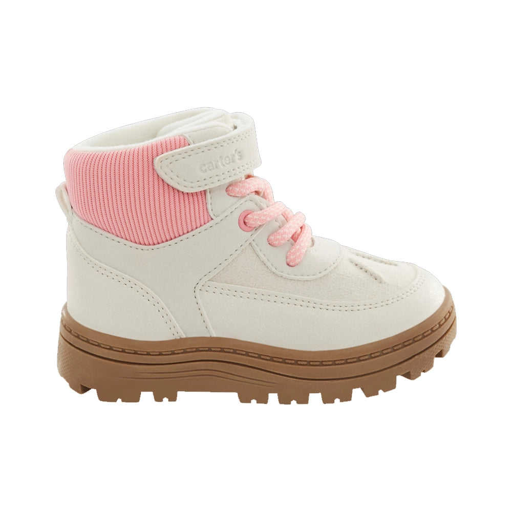 Bottes de Randonnée Carter's Shoes - Blanc & Rose