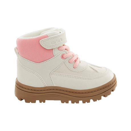 Bottes de Randonnée Carter's Shoes - Blanc & Rose