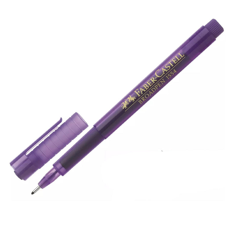 Faber-Castell Broadpen Felt Tip Pen - Purple