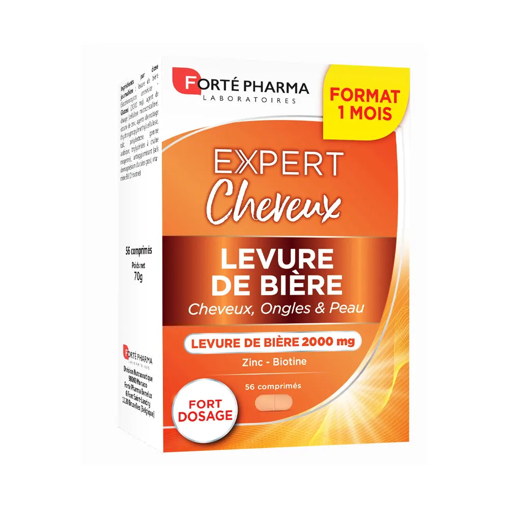 Forté Pharma Expert Cheveux Levure de Bière - 56 Comprimés