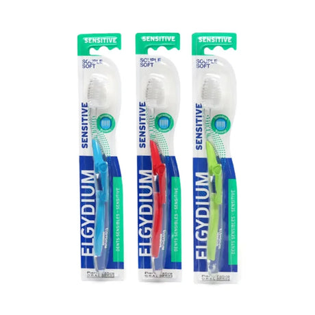 Elgydium Sensitive Soft Toothbrush - Red