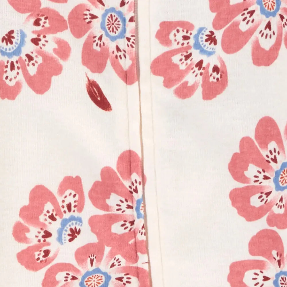 Lot de 2 Grenouillères en Coton Carter's - Floral Rose & Ivoire