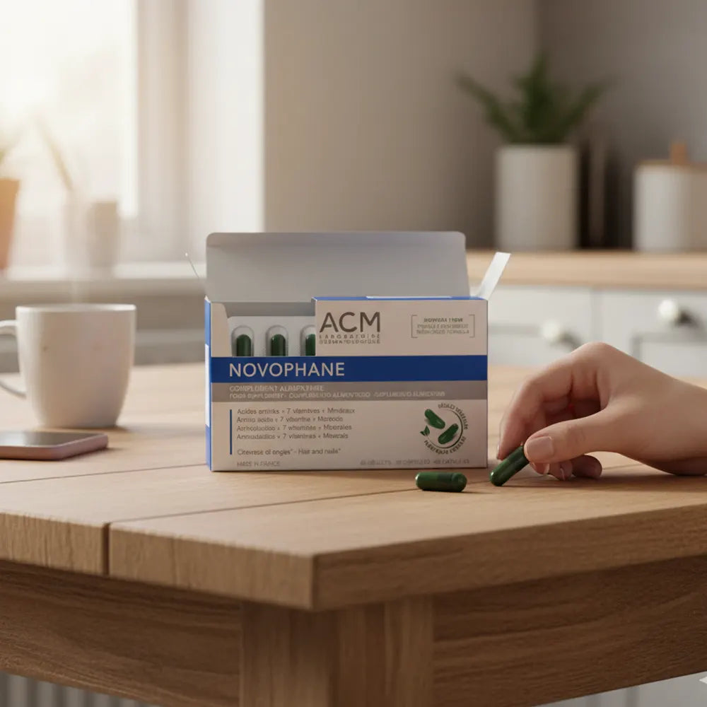 ACM Novophane Complément Alimentaire Cheveux & Ongles – 60 Gélules