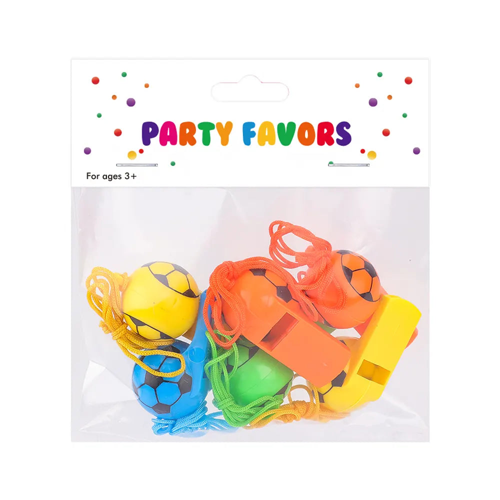 Set of 6 Football Whistles
