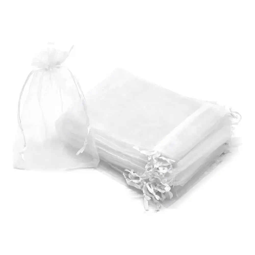 Pack of 10 Drawstring Fabric Bags