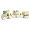 Viga Toys PolarB Stacking Train Green Wooden 18M+