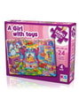 KS Jumbo Puzzle 24 - A Girl With Toys