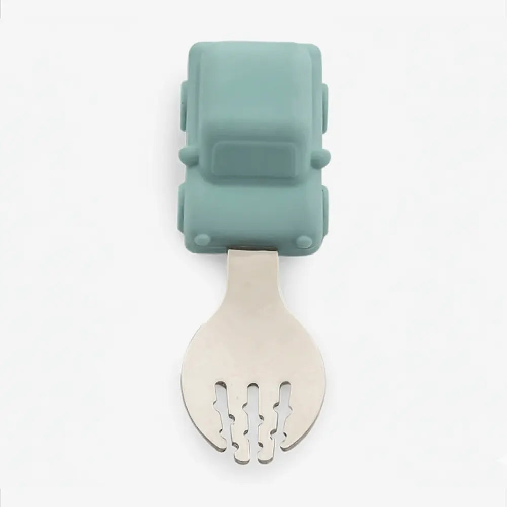 Citron Set Cuillère & Fourchette d’Apprentissage – Véhicules