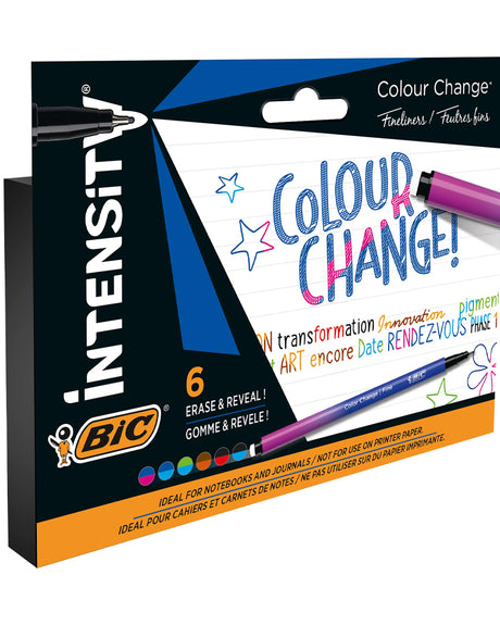 Bic Feutre Fn Avec Technologie De Changement De Couleur