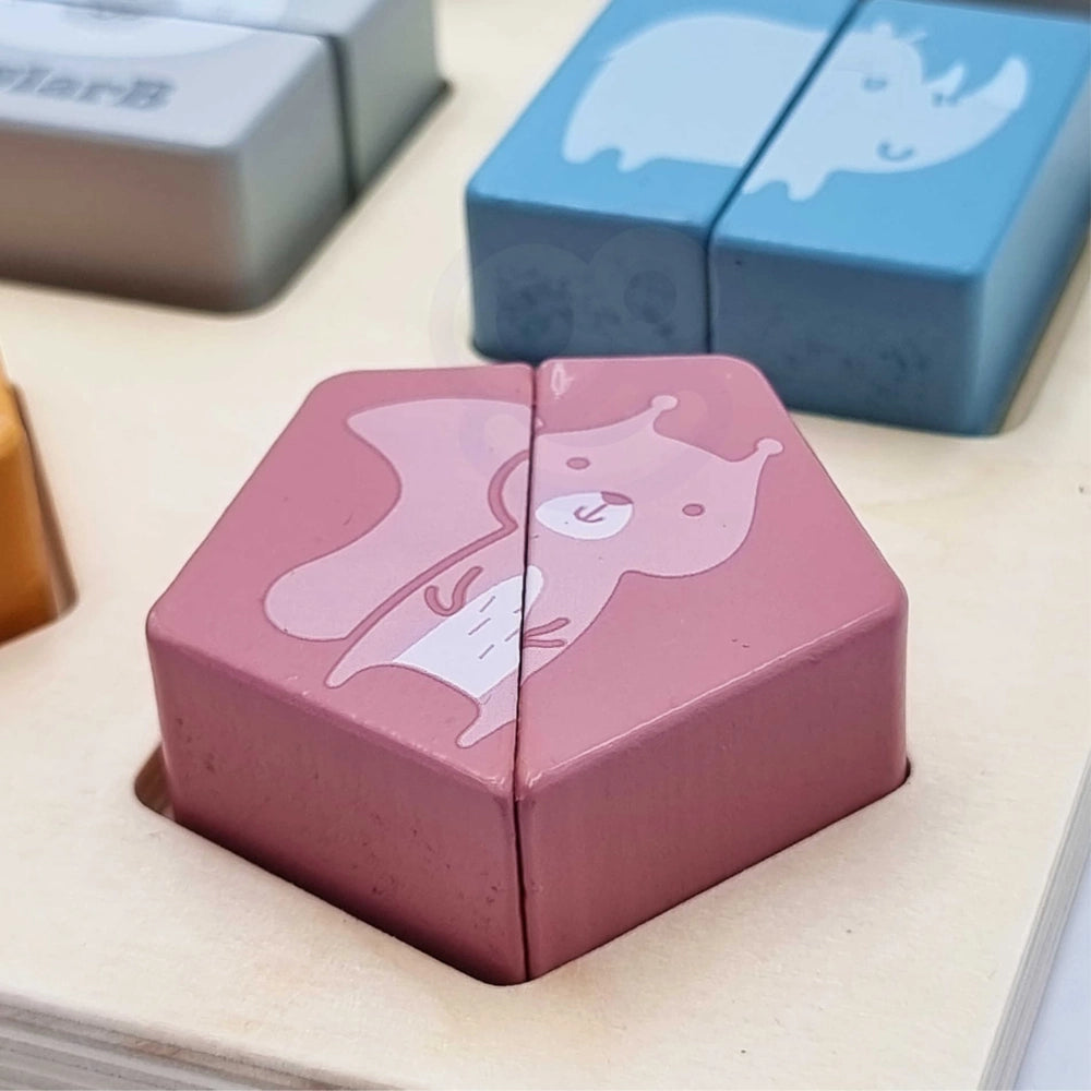 Viga Toys PolarB Puzzle de Blocs de Formes 18M+