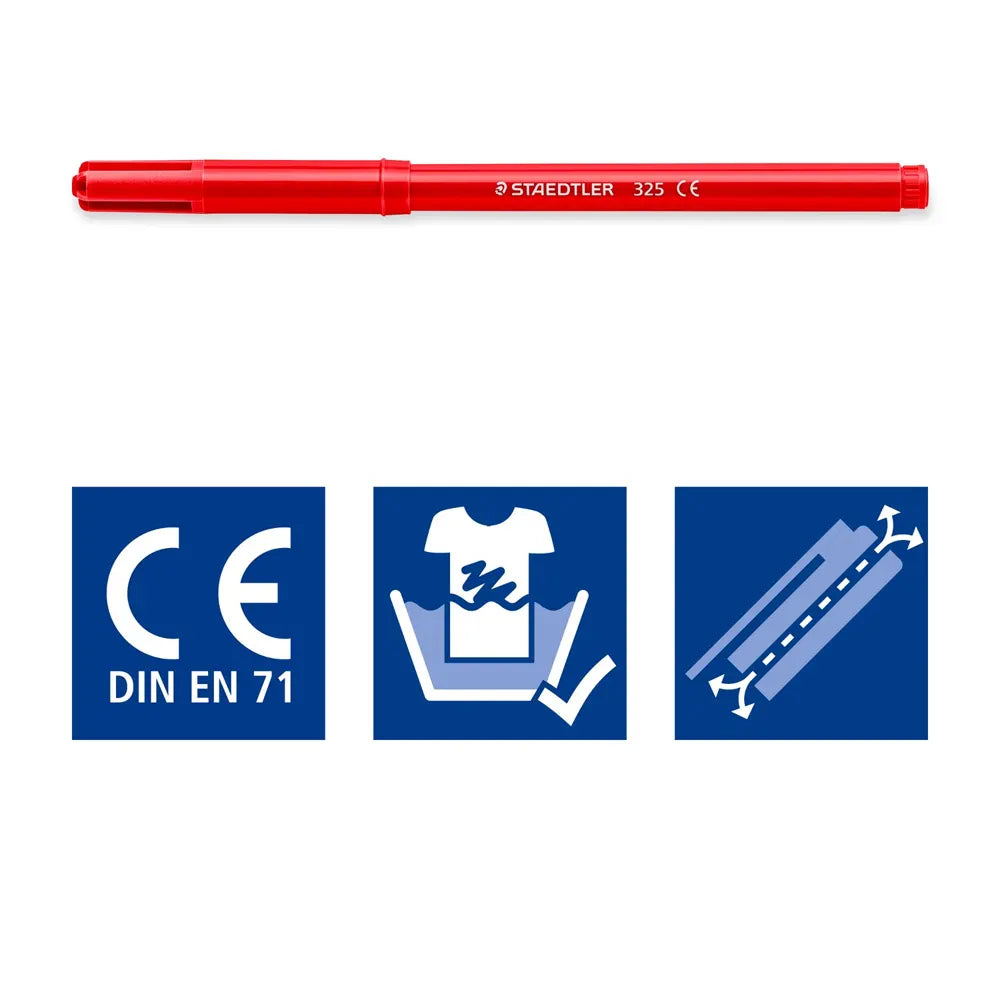 Staedtler Lot de 12 Feutres Pointe Fine 325 C12
