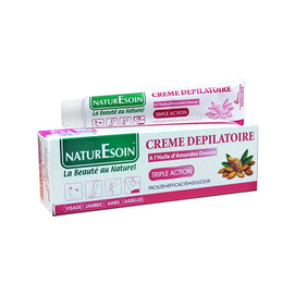NaturEsoin Crème Dépilatoire à l'Huile d'Amandes Douces - 50ml