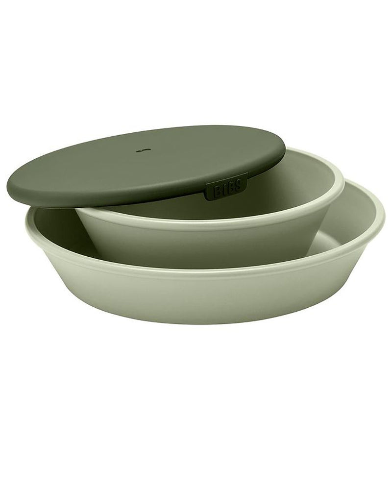 Set Repas Assiette & Bol Bibs - Sage