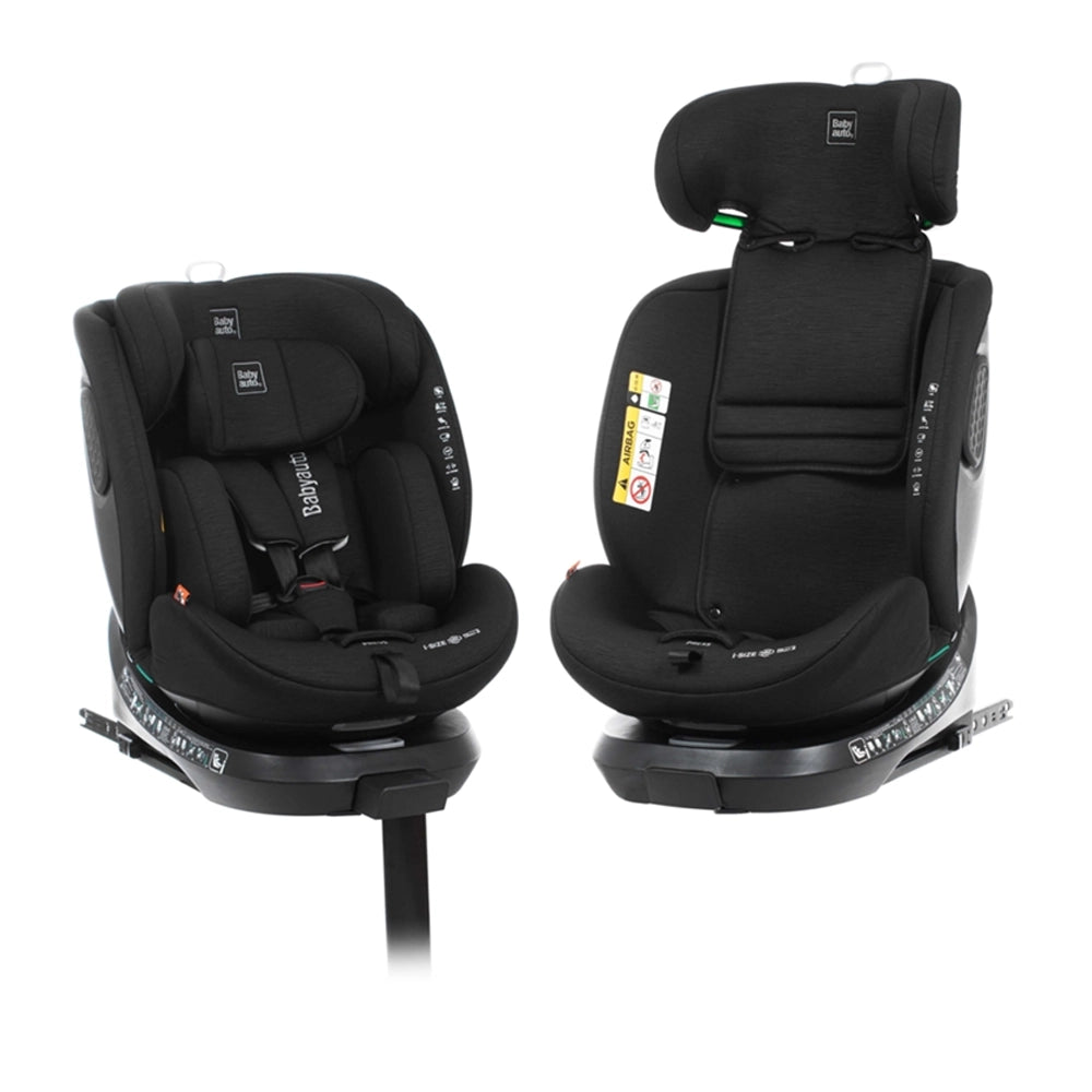 Siège Auto Babyauto Core 40-150 cm Groupe 0+/1/2/3 - Noir