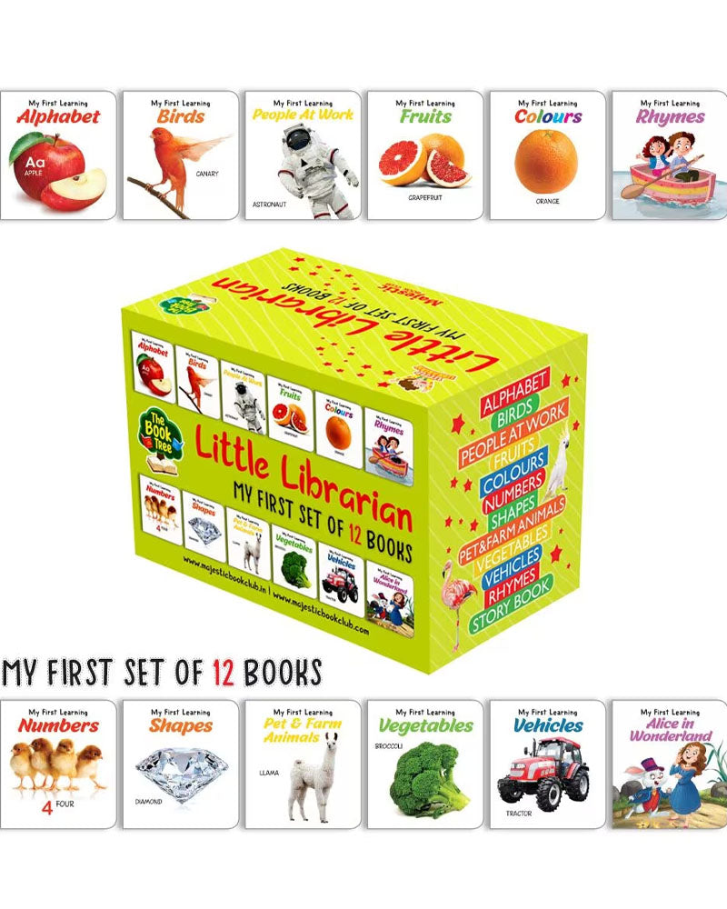 Set of 12 Books - My First Learning Little Librarian | Wlidaty Morocco - #1  E-Commerce Site for Kids' Clothing, Toys, Books, Baby Gear, Strollers, Baby  Registries, Gifts, and Gift Cards -