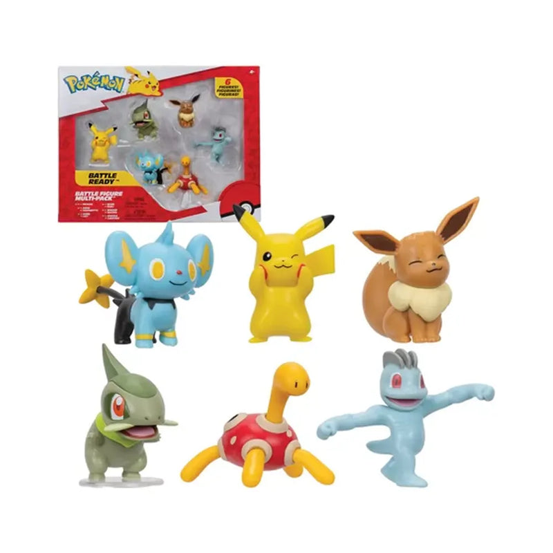 Paquete de 6 figuras Pokémon - 4A+
