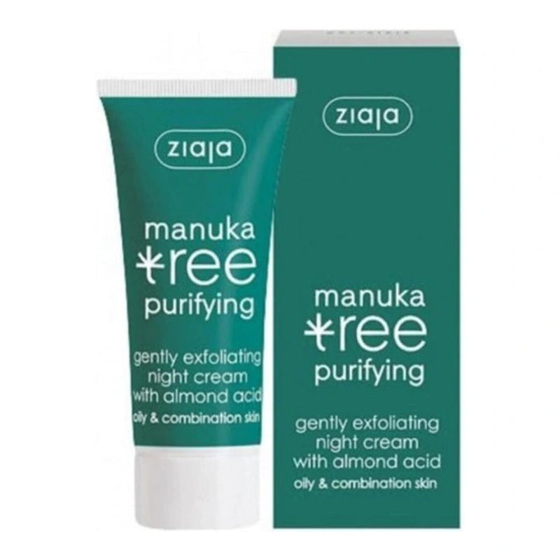 زياجا Manuka Tree كريم ليلي للبشرة المختلطة والدهنية – 50 مل