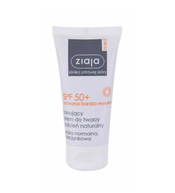 Ziaja Med Natural tint sunscreen spf50+ 50ml
