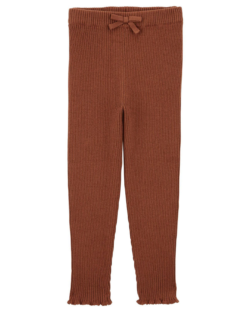 Pantalon En Tricot Côtelé Bébé Carter's - Marron