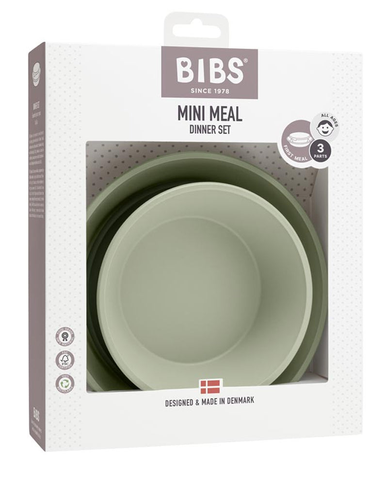 Set Repas Assiette & Bol Bibs - Sage