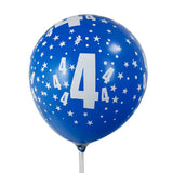 Set of 6 Printed Latex Balloons 4-30cm