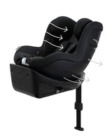 CYBEX Siège Auto Sirona Gi i-Size - Moon Black