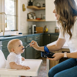 Dr. Brown's Bol et Cuillère à Couvercles Travel Fresh™ 4M+ - Bleu