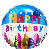 Happy Birthday Round Foil Balloon – 42cm