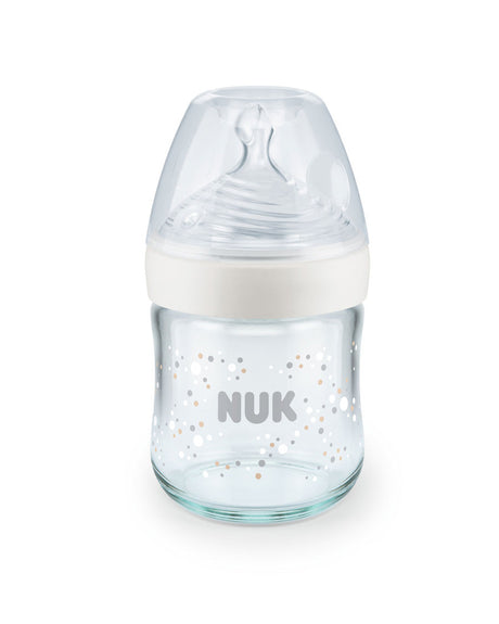 Biberon En Verre Nature Sens 120ml NUK - Blanc