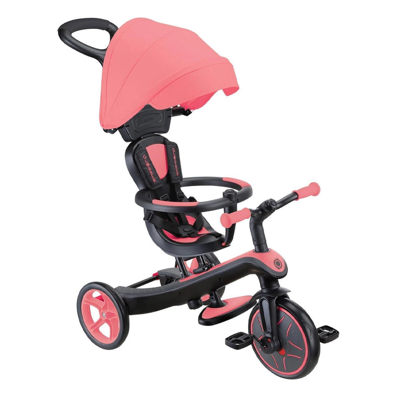 Globber Triciclo Explorer 4 en 1 - Rosa - 10M+