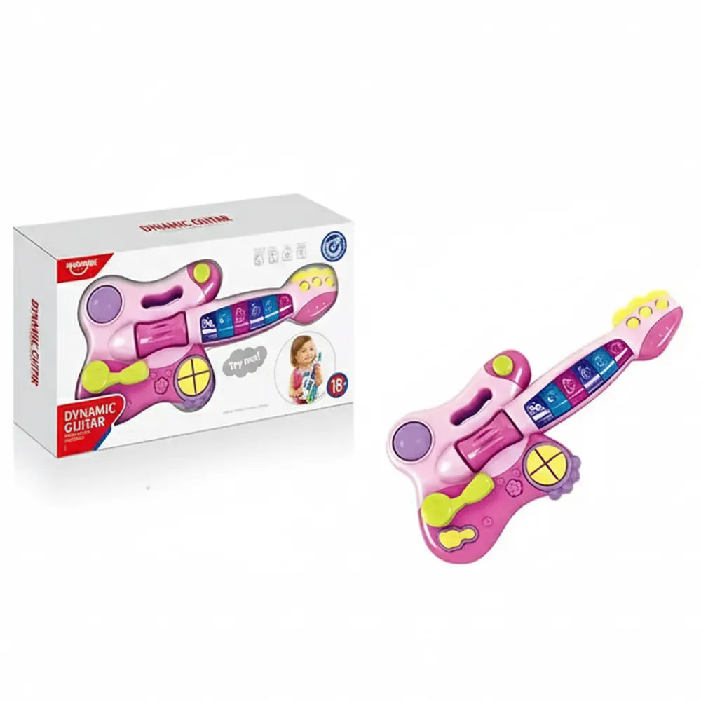 Huanger Guitare Musicale & Dynamique 18M+ - Rose