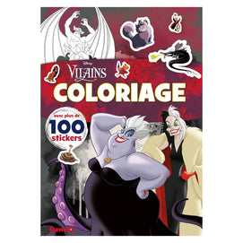 Disney Vilains Coloriage - Coloriage avec Stickers