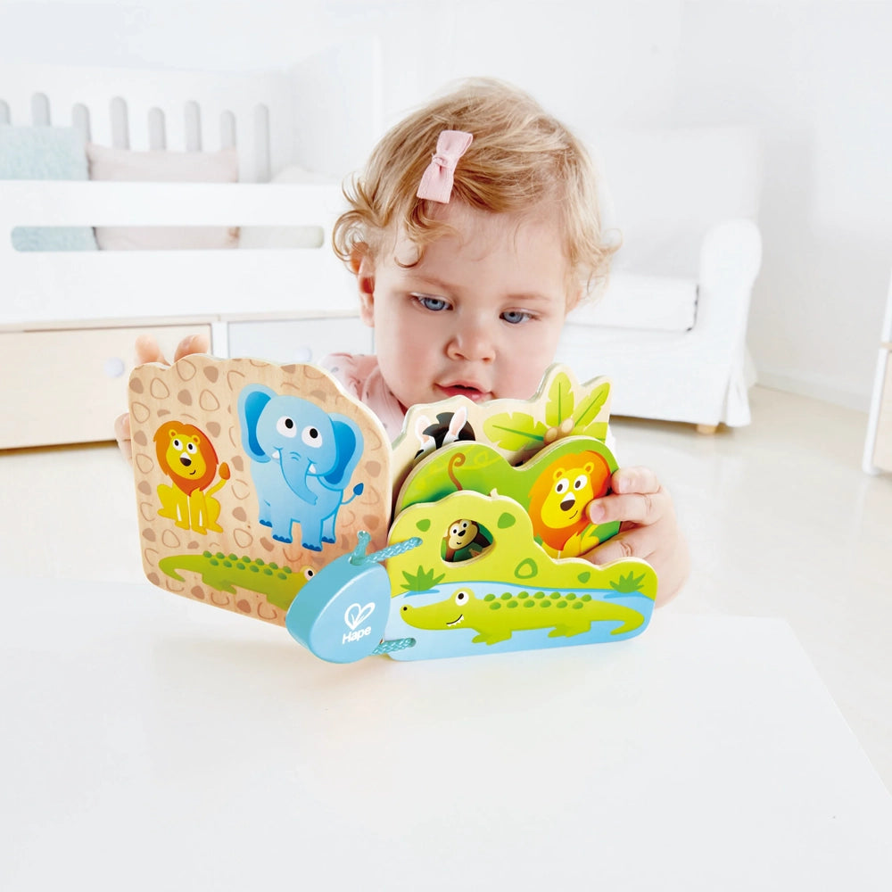 Hape Livre d'Animaux Sauvages 10M+