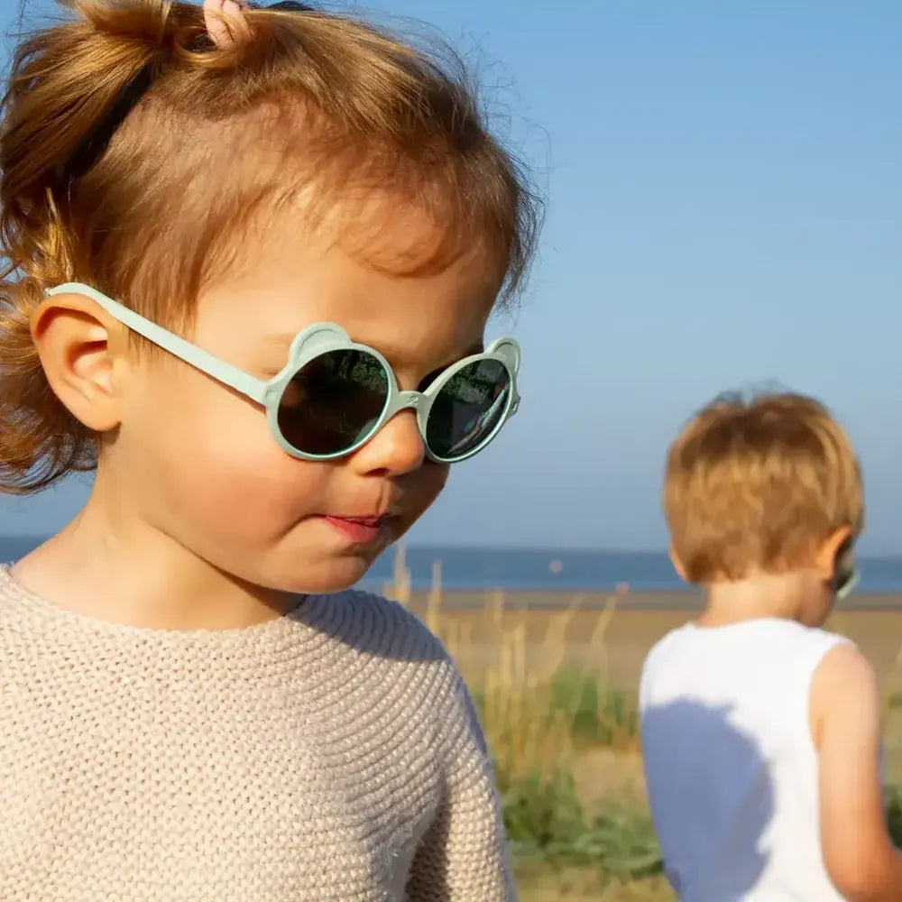 ki ET LA Gafas de Sol 2-4 años Oso - Verde Almendra