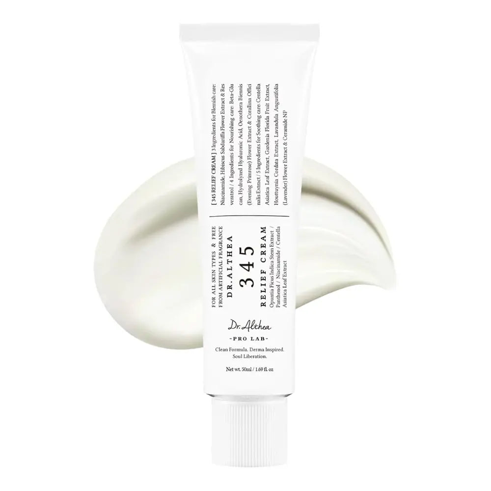 Dr. Althea 345 Relief Cream 50 ml – tube et texture