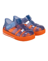 Sandales Star Igor - Bleu Marine & Orange