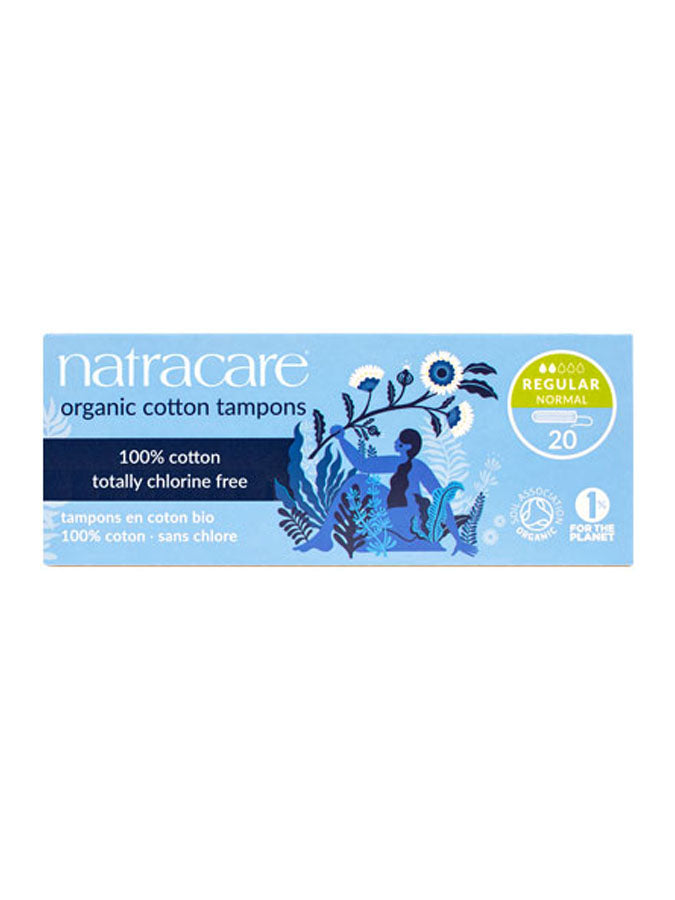 Natracare Tampons sans Applicateur Regulier - 20 Unités