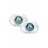 Sucette Nûby Tritan Little Gems 2 pcs 6-36M - Bleu & Vert