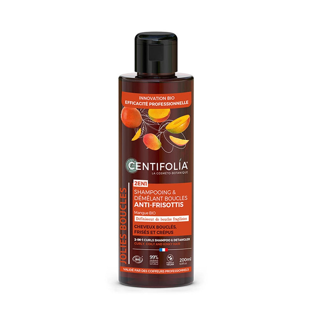 Centifolia Shampoing & Démêlant Boucles Anti-Frisottis 2en1 - 200ml