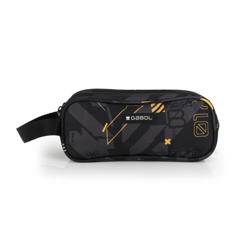 Gabol Trousse Triple BYTE avec Poignée - Noir