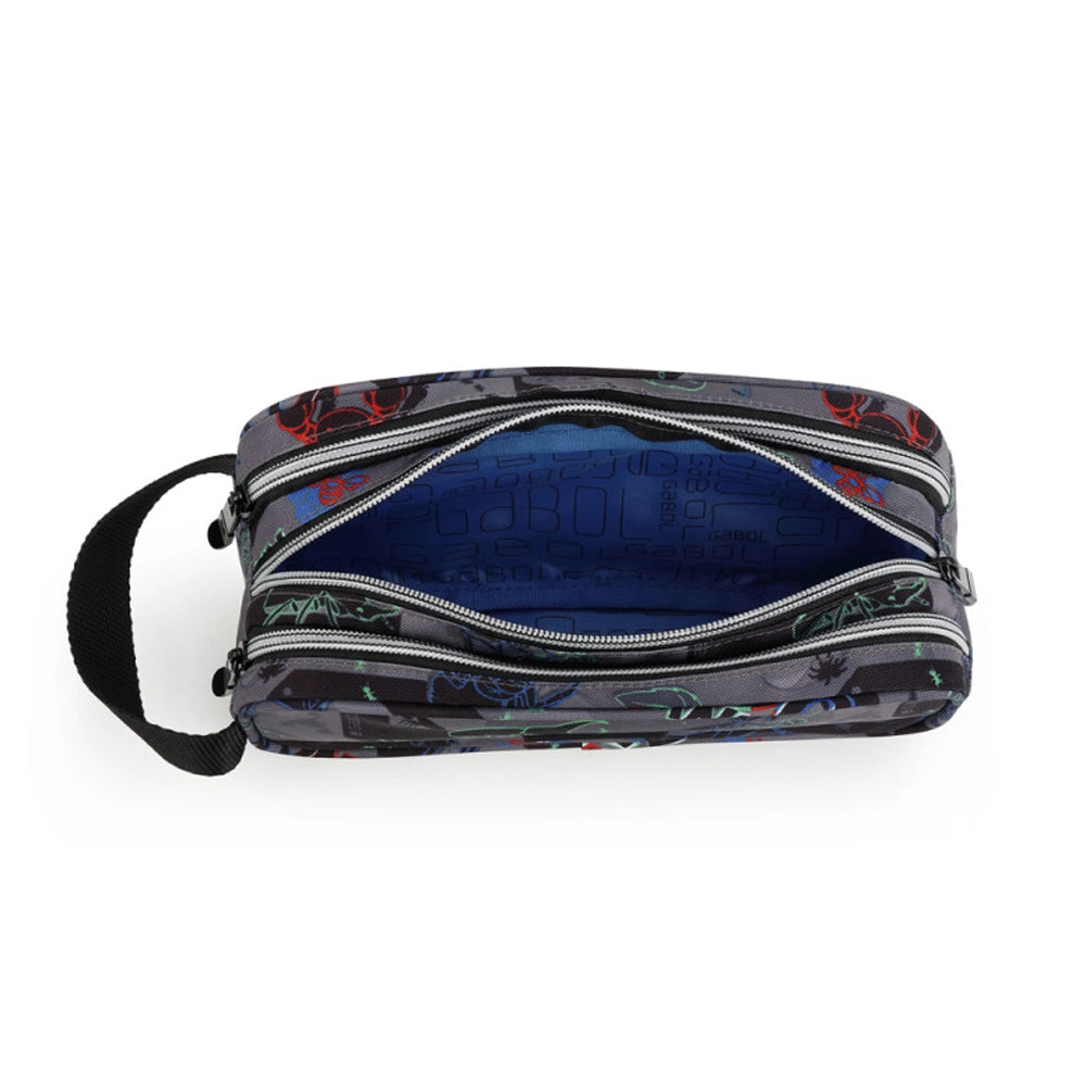 Gabol Trousse Triple BUGS avec Poignée - Noir