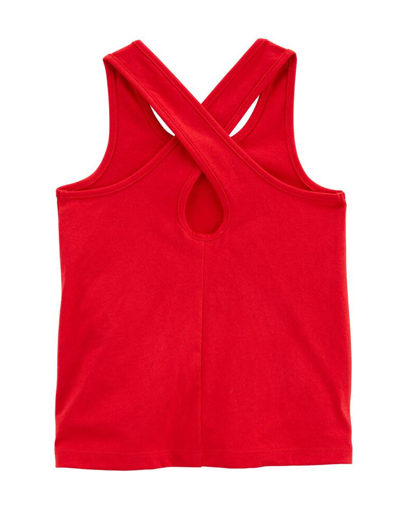 Ensemble 2 Pièces Débardeur & Jupe-Short Carter's - Rouge & Bleu