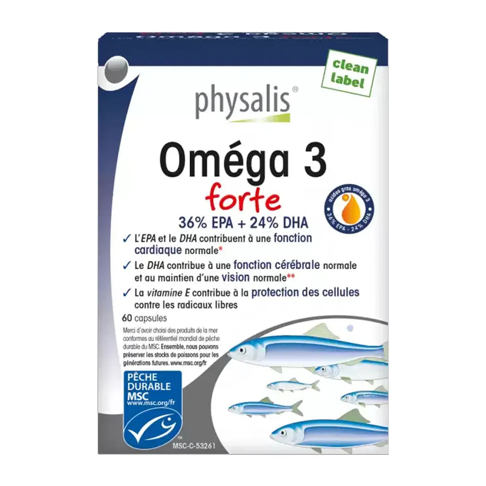 فيزاليس أوميغا 3 فورتي 60 كبسولة هلامية