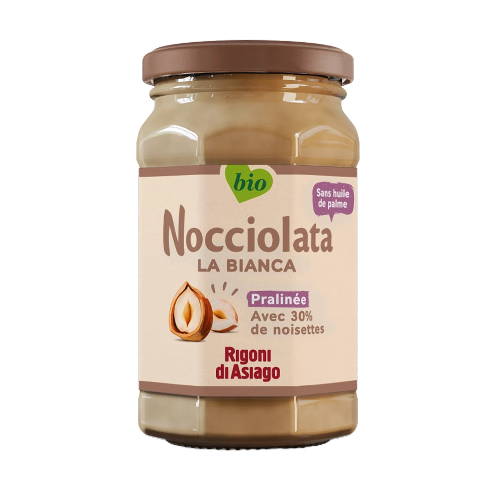 Nocciolata Pâte à Tartiner Noisette Chocolat Blanc 250g