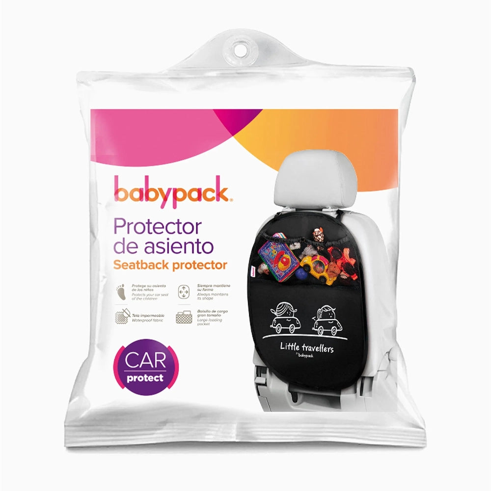 Babyauto Babypack Protecteur de Siège Voiture - Noir