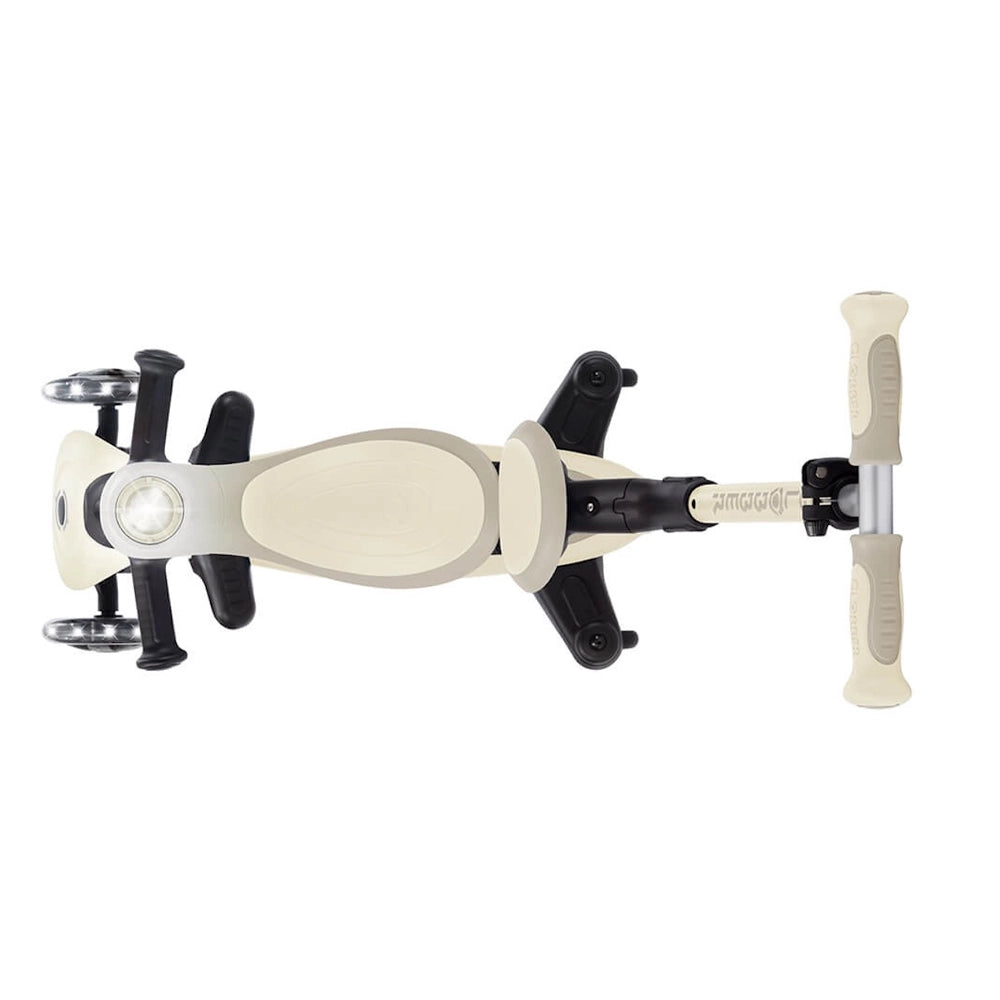 Globber Patinete Evolutivo GO UP BABY LIGHTS con Cesta 360° - Topo