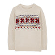 Pull en Coton Fair Isle Carter's - Crème