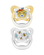 Dr. Brown's Pack de 2 Sucettes Orthodontiques Stage2 6-18M - Abeilles