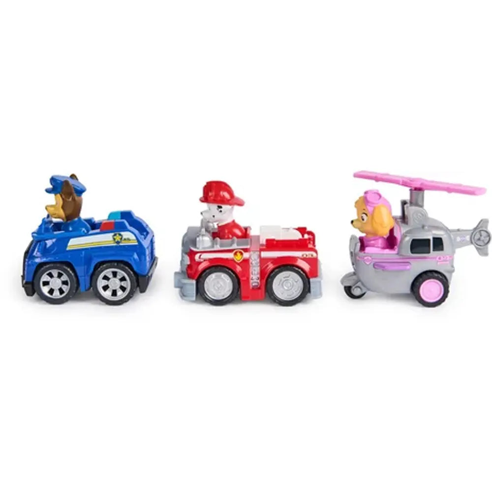 Paw Patrol 3-Pack Retro Friction Vehicles